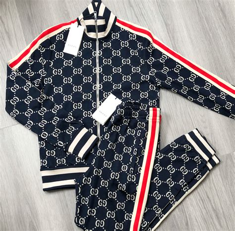 gucci tracksuit blue